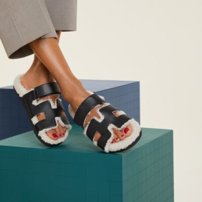 シプレ - ブラック - レディス シューズ | エルメス | Hermès